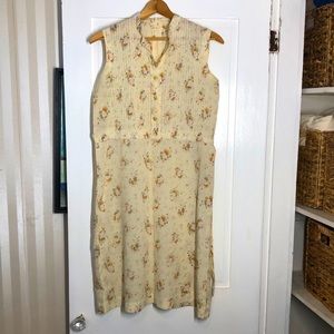 One of a kind handmade cottage core floral dress